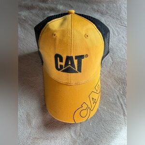 CAT Yellow and Black Trucker Cap